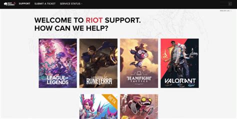 support riot games